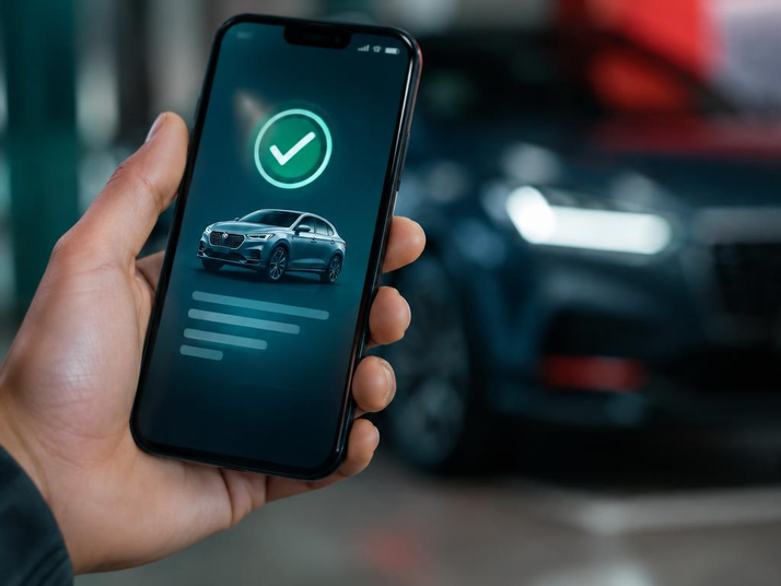 Phone showing real-time approval notifications