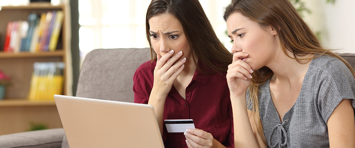 Online shopping phishing scam
